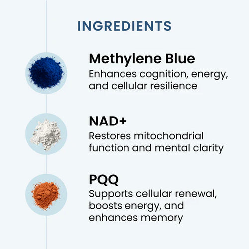 Recharge Methylene Blue + NAD +PQQ